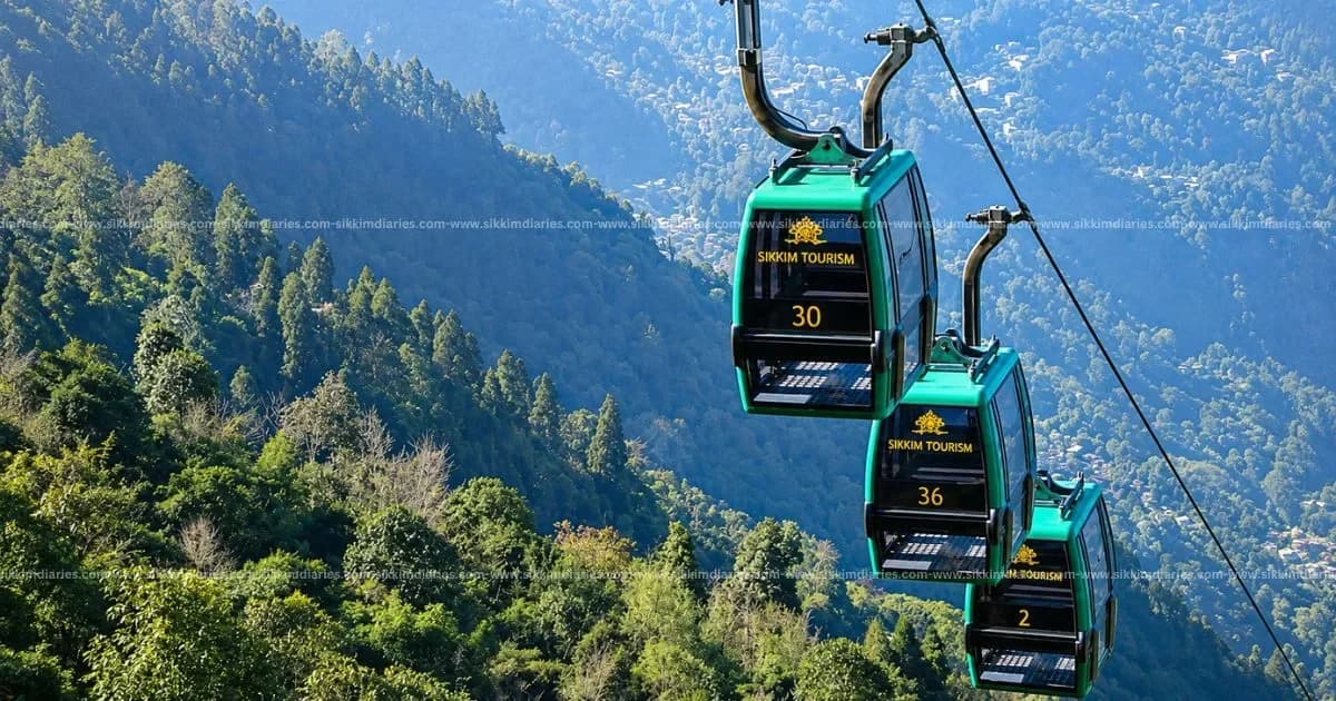 Bhaleydhunga Ropeway – South Sikkim’s New Sky Adventure